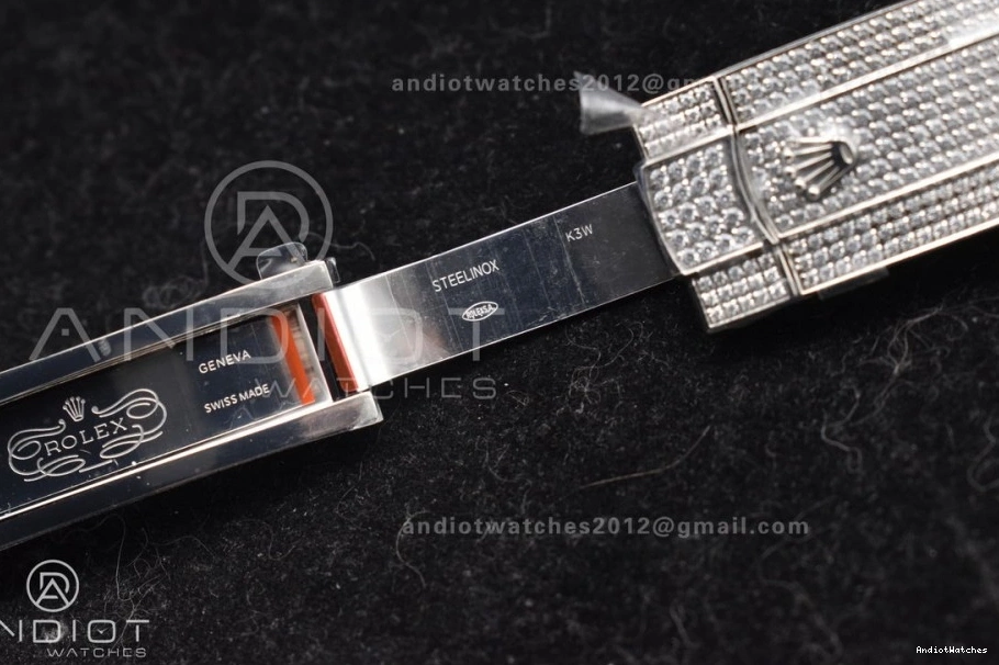 41mm Arabic Wheel Numerical Diamond Version Date Markers with DateJust JDF 900 ZipUp Best 1010